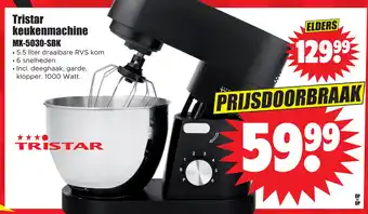 Dirk Tristar keukenmachine mx-5030-sbk aanbieding