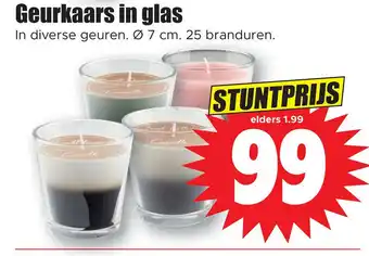 Dirk Geurkaars in glas aanbieding