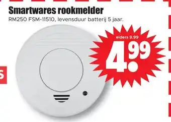 Dirk Smartwares rookmelder aanbieding