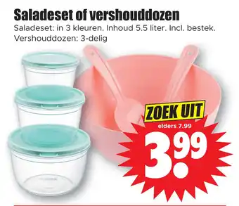 Dirk Saladeset of vershouddozen aanbieding