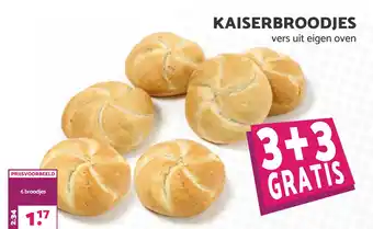 Boon`s Markt Kaiserbroodjes aanbieding