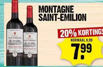 Dirck 3 Montagne Saint-Emilion 20% Korting aanbieding