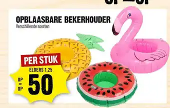 Dirck 3 Opblaasbare Bekerhouder aanbieding