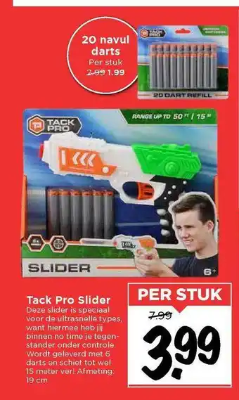 Vomar Voordeelmarkt Tack Pro Slider aanbieding