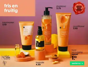 HEMA Haarmasker, Shampoo, Haarolie, Conditioner Of Haarverzorging aanbieding