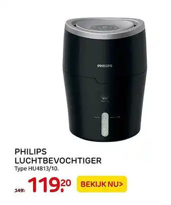 Praxis Philips Luchtbevochtiger HU4813-10 aanbieding