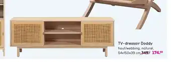 Leen Bakker TV-dressoir Doddy 54x150x39 cm aanbieding