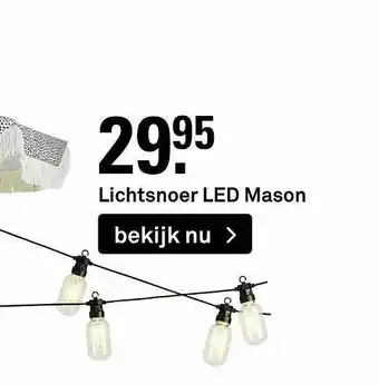 Karwei Lichtsnoer Led Mason aanbieding