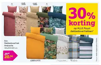 Leen Bakker Alle Royal dekbedovertrekken* aanbieding