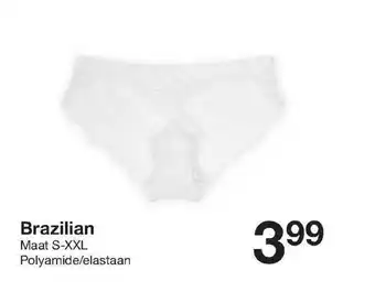 Zeeman Brazilian aanbieding