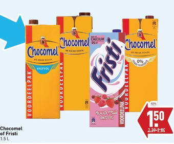 ALDI Chocomel of fristi aanbieding