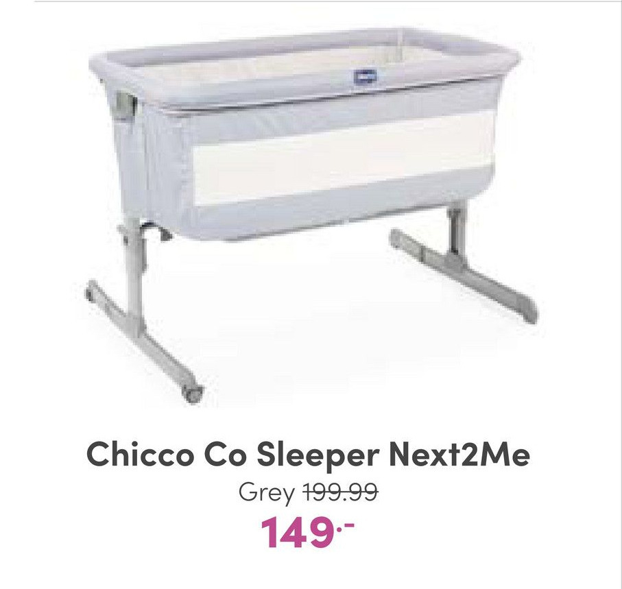 Chicco co sleeper next2me aanbieding bij Baby & Tiener