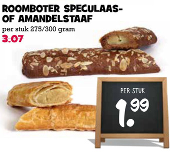 Boon`s Markt Roomboter speculaas- of amandelstaaf aanbieding