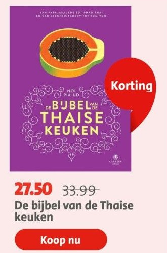 Bruna De bijbel van de thaise keuken aanbieding