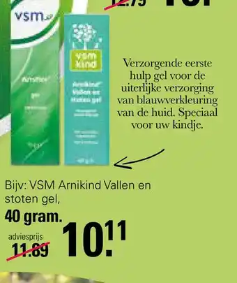 De Online Drogist Vsm arnikind vallen en stoten gel, aanbieding