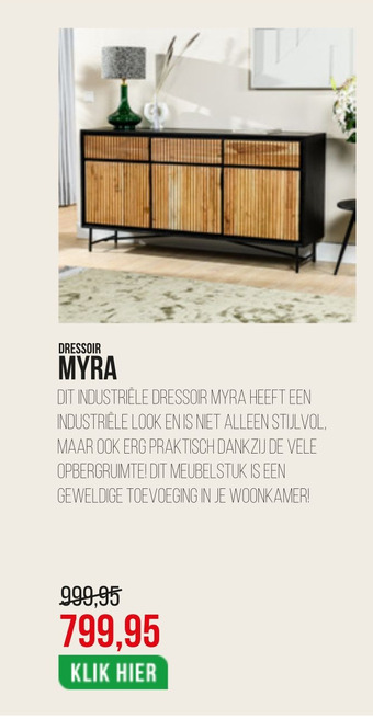 Dimehouse Dressoir myra aanbieding