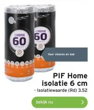 GAMMA Pif home isolatie 6 cm aanbieding