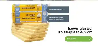 GAMMA Isover glaswol isolatieplaat 4,5 cm aanbieding