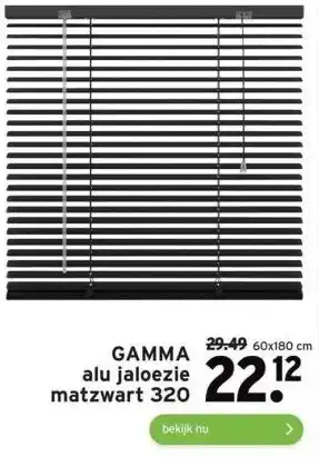 GAMMA Gamma alu jaloezie aanbieding