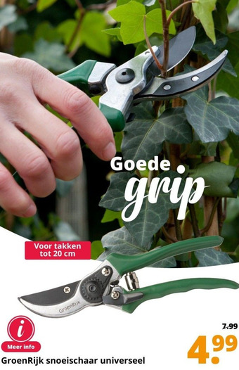 GroenRijk Groenrijk snoeischaar universeel aanbieding