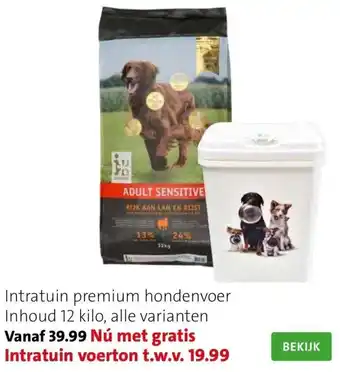 Intratuin Intratuin premium hondenvoer aanbieding