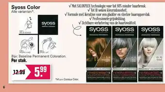 De Online Drogist Syoss Color aanbieding