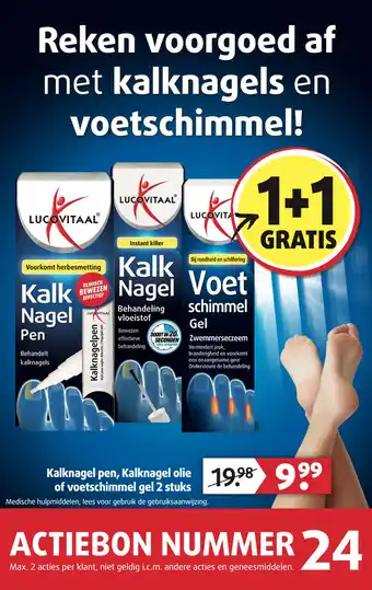 Lucovitaal Kalknagel pen, kalknagel olie of voetschimmel gel 2 stuks aanbieding