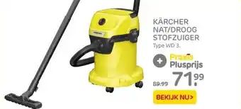 Praxis Kärcher nat/droog stofzuiger aanbieding