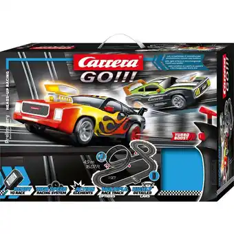 Top1Toys Racebaan carrera heads-up racing 490 cm aanbieding