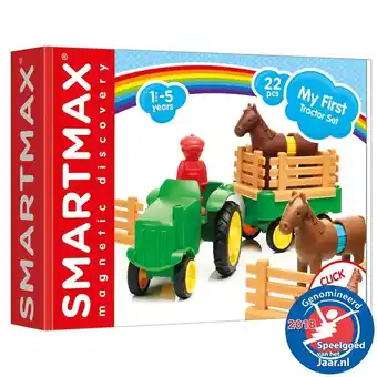 Top1Toys Smartmax my first tractor set aanbieding