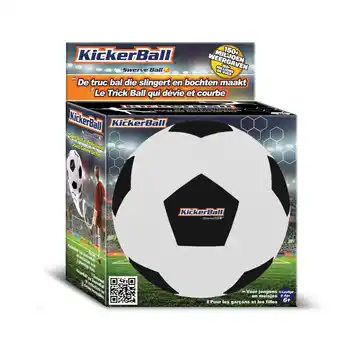 Top1Toys Kickerball black/white aanbieding