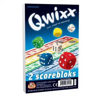 Top1Toys Spel qwixx scoreblokken aanbieding