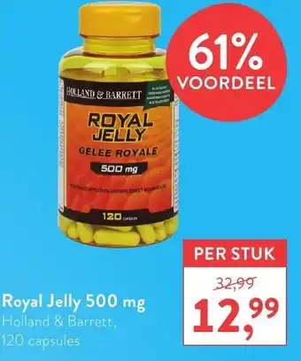 Holland & Barrett Holland & Barrett Royal Jelly 500mg 120 capsules aanbieding