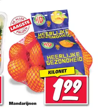 Nettorama Mandarijnen kilonet aanbieding