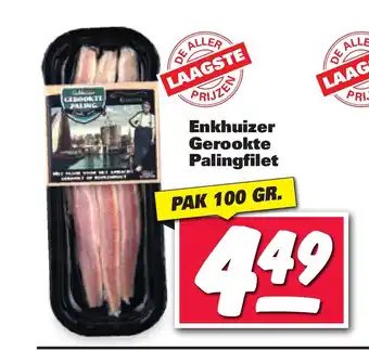 Nettorama Enkhuizer Gerookte Palingfilet 100 gram aanbieding