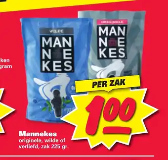 Nettorama Mannekes 225 gram aanbieding