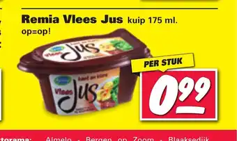 Nettorama Remia Vlees Jus kuip 175 ml aanbieding