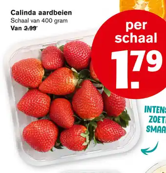 Hoogvliet Calinda aardbeien 400 g aanbieding