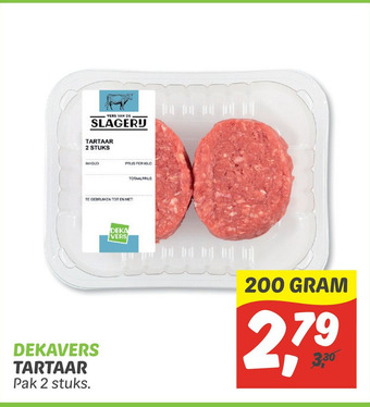 Dekamarkt Dekavers tartaar aanbieding