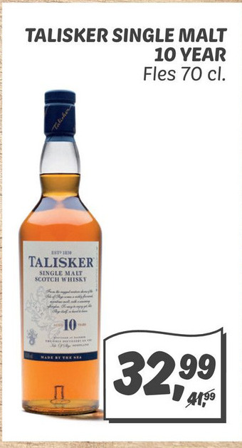 Dekamarkt Talisker single malt 10 year aanbieding