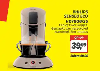 Dekamarkt Philips senseo eco hd7806/35 aanbieding