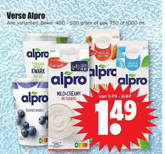 Dirk Verse alpro aanbieding