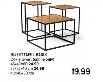 Xenos Bijzettafel basix aanbieding