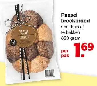 Hoogvliet Paasei breekbrood 320g aanbieding