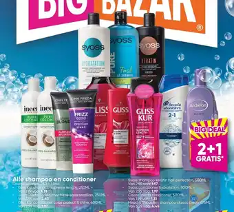 Big Bazar Alle shampoo en conditioner aanbieding