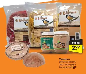 Big Bazar Balance Vogelvoer 200-1000g 2 voor aanbieding