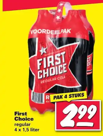 Nettorama First choice regular aanbieding