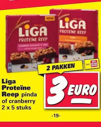 Nettorama Liga proteïne reep aanbieding