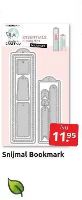 Boekenvoordeel Snijmal bookmark aanbieding