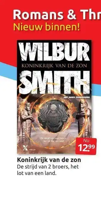 Boekenvoordeel Koninkrijk van de zon wilbur smith aanbieding